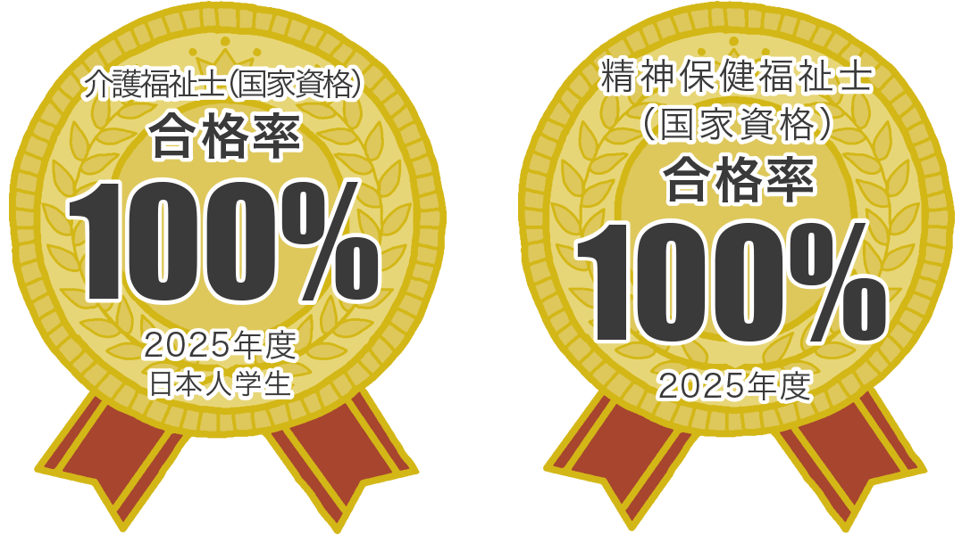 国家試験合格率100％
